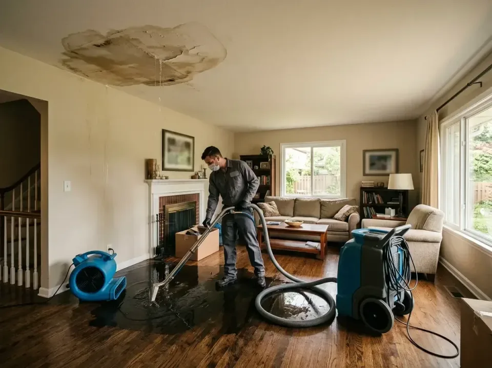 attic-pipe-burst-ceiling-drip-008 — frequently asked questions, Water Damage Restoration & Carpet Care in Burien, WA